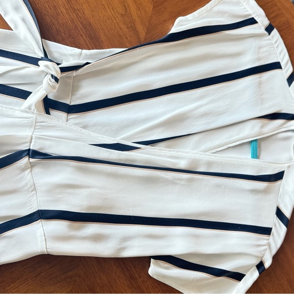 EQUIPMENT Striped Wrap Dress